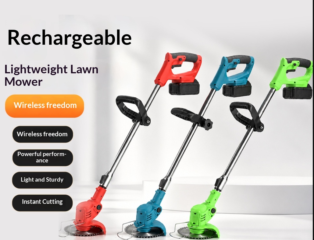 Gardening Tools Electric - New Cordless Handheld Electric Grass Trimmer