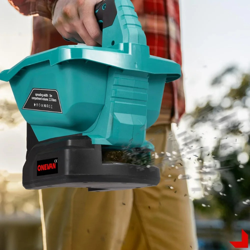 Gardening Tools Electric - 6 Gears Automatic Fertilizer Spreader Handheld