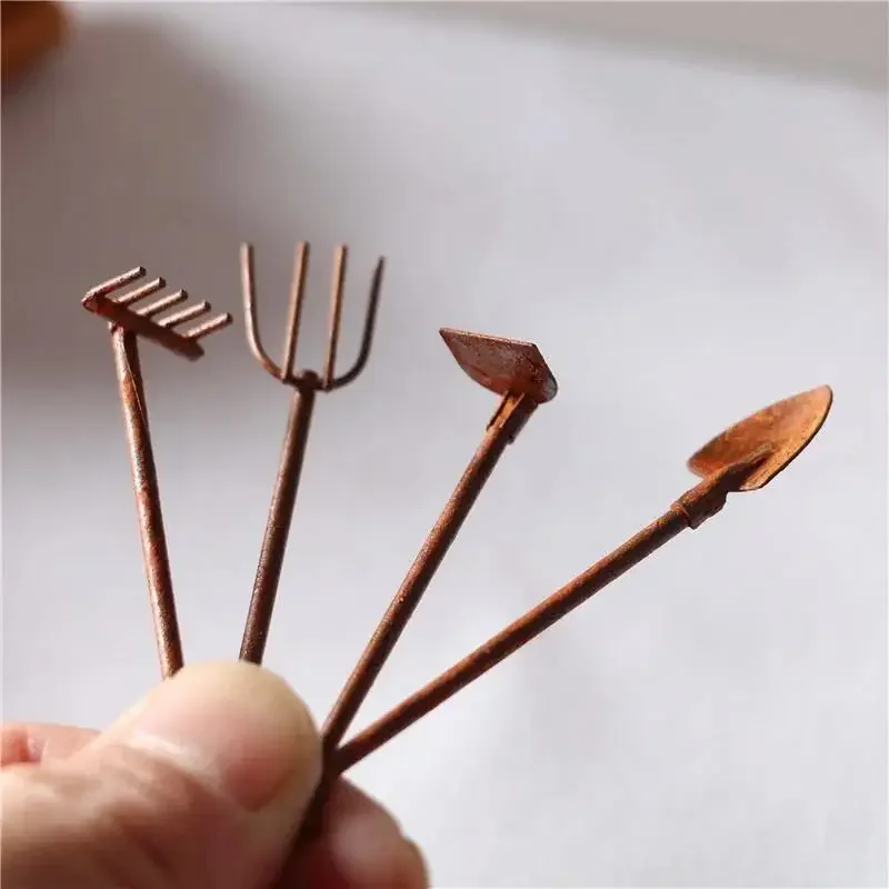 4Pcs/Pack Miniature Garden Too - Gardening Tools Shop ulasan dan harga