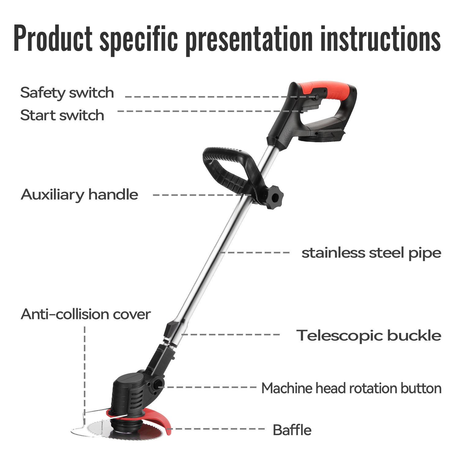 Lithium Electric Grass Trimmer - Gardening Tools Electric ulasan dan harga