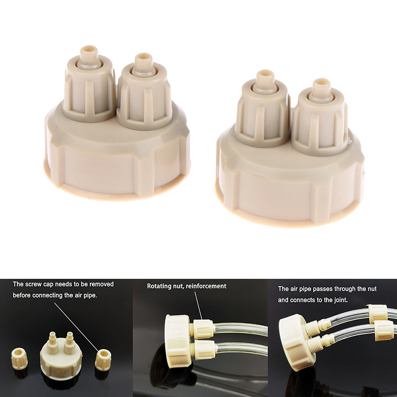 2Pcs Aquarium CO2 System Tube  - Aquaponics Fish Tank ulasan dan harga