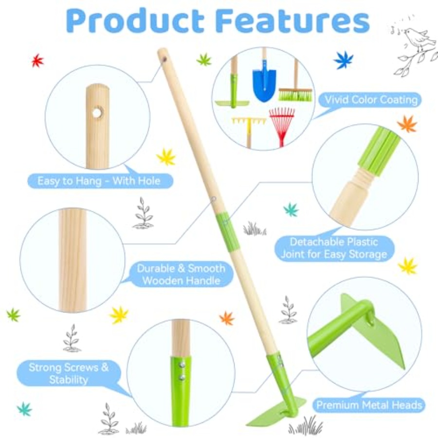 Garden Tool Set: Safe Toddler  - Gardening Tools Toddler ulasan dan harga