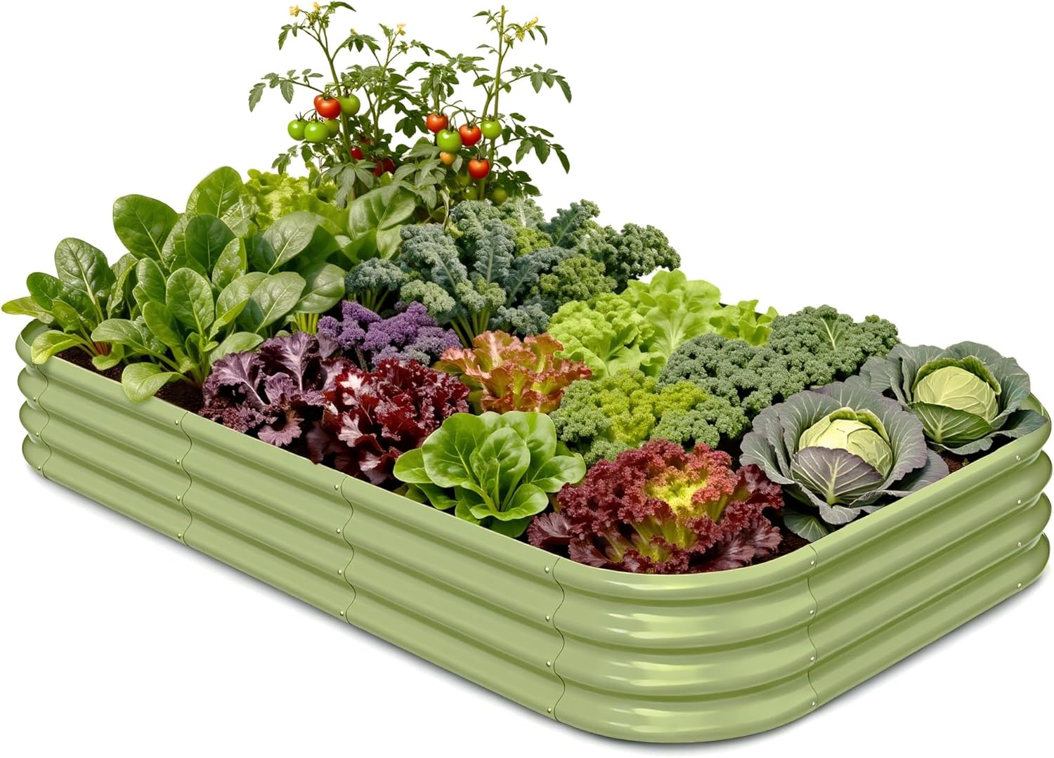 Galvanized Raised Garden Bed 8 - Raised Bed Planter Box ulasan dan harga