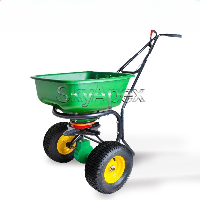 Hand Push Rotary Spreader Seed - Grass Seed Spreader ulasan dan harga