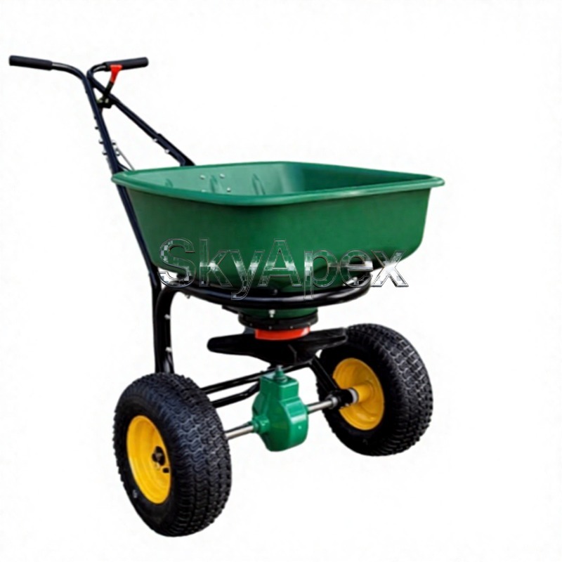Hand Push Rotary Spreader Seed - Grass Seed Spreader ulasan dan harga