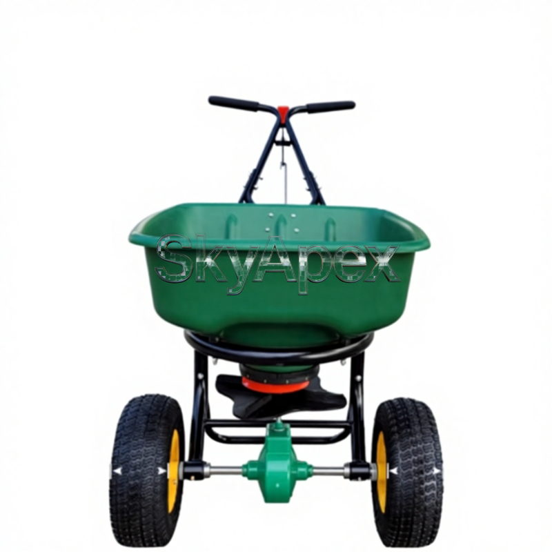 Hand Push Rotary Spreader Seed - Grass Seed Spreader ulasan dan harga