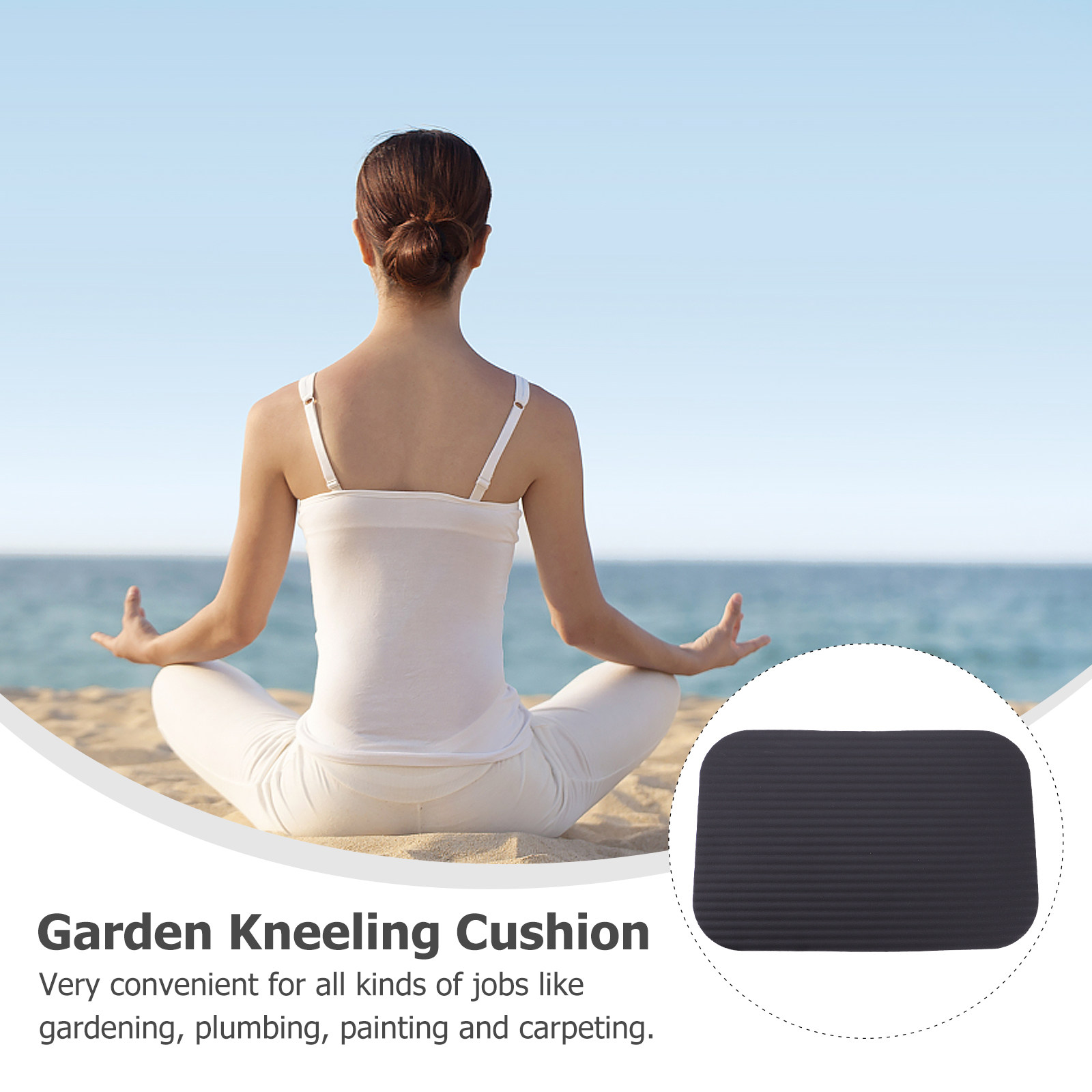 1Pcs Yoga Kneeling Pad Thick G - Garden Kneeling Pad ulasan dan harga