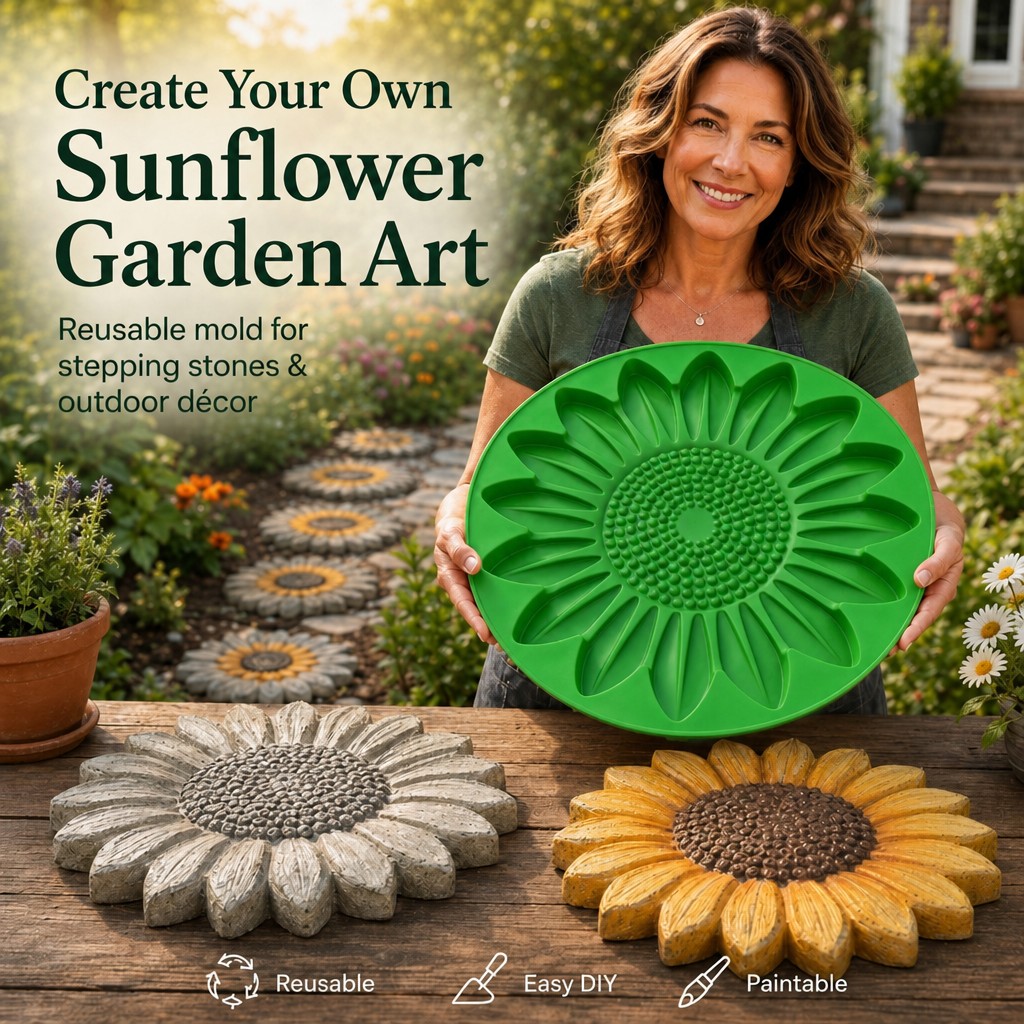 Sunflower Terrace Stone Mold S - Gardening Tools Shop ulasan dan harga