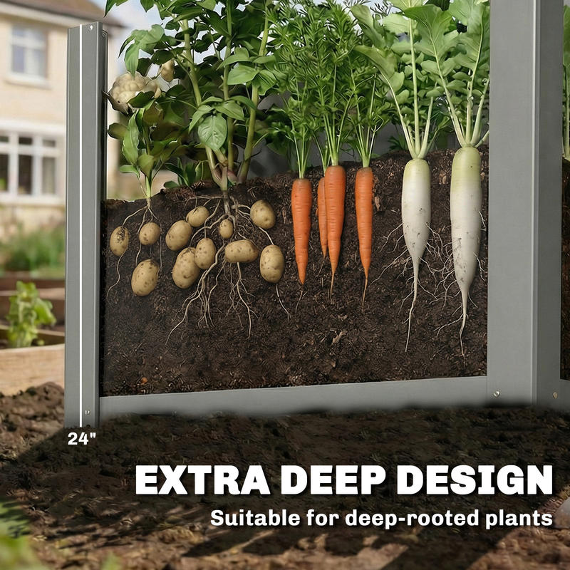 Outsunny Raised Garden Bed Gal - Raised Bed Planter Box ulasan dan harga