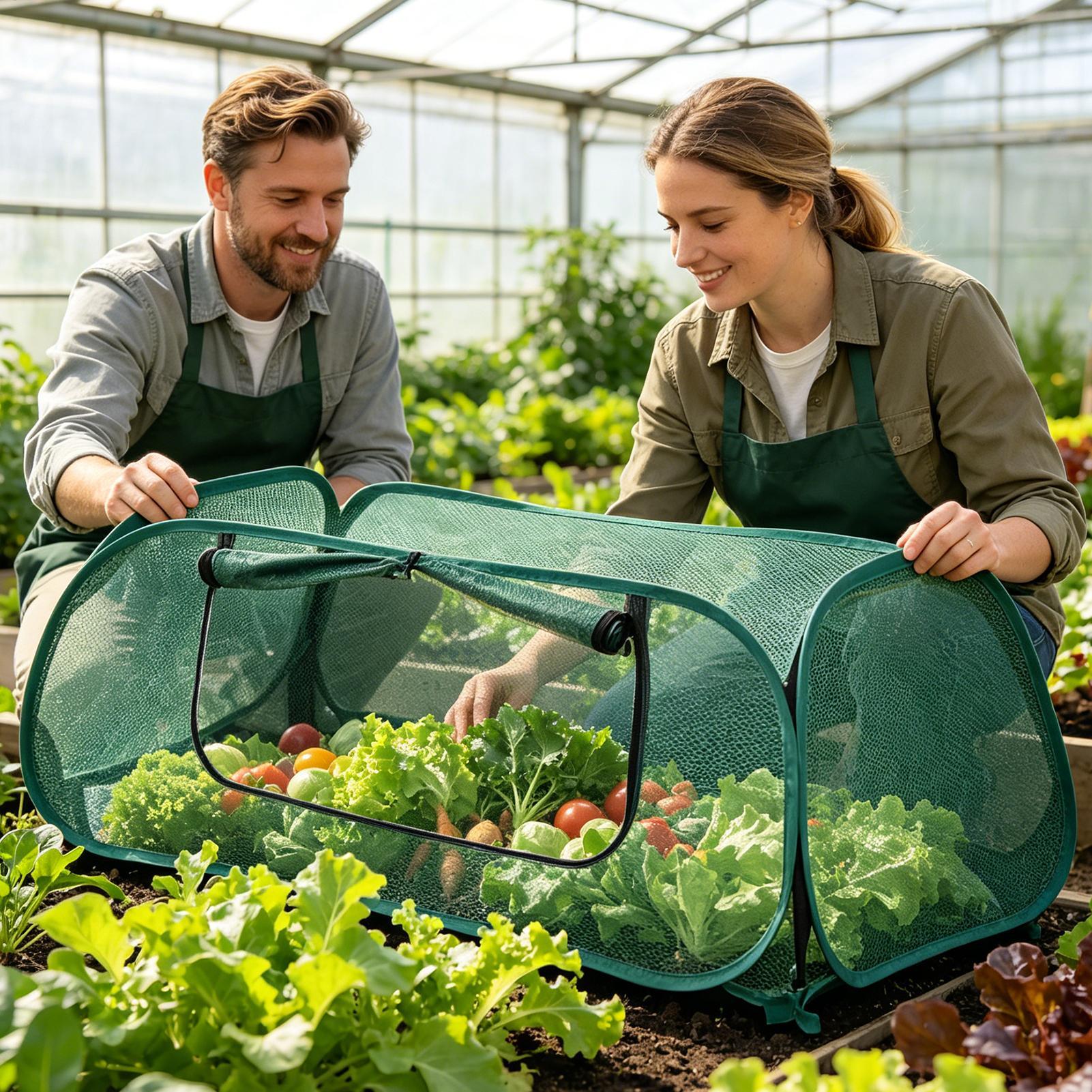 Popup Garden Mesh Plant Cover  - Outdoor Planting Bag ulasan dan harga