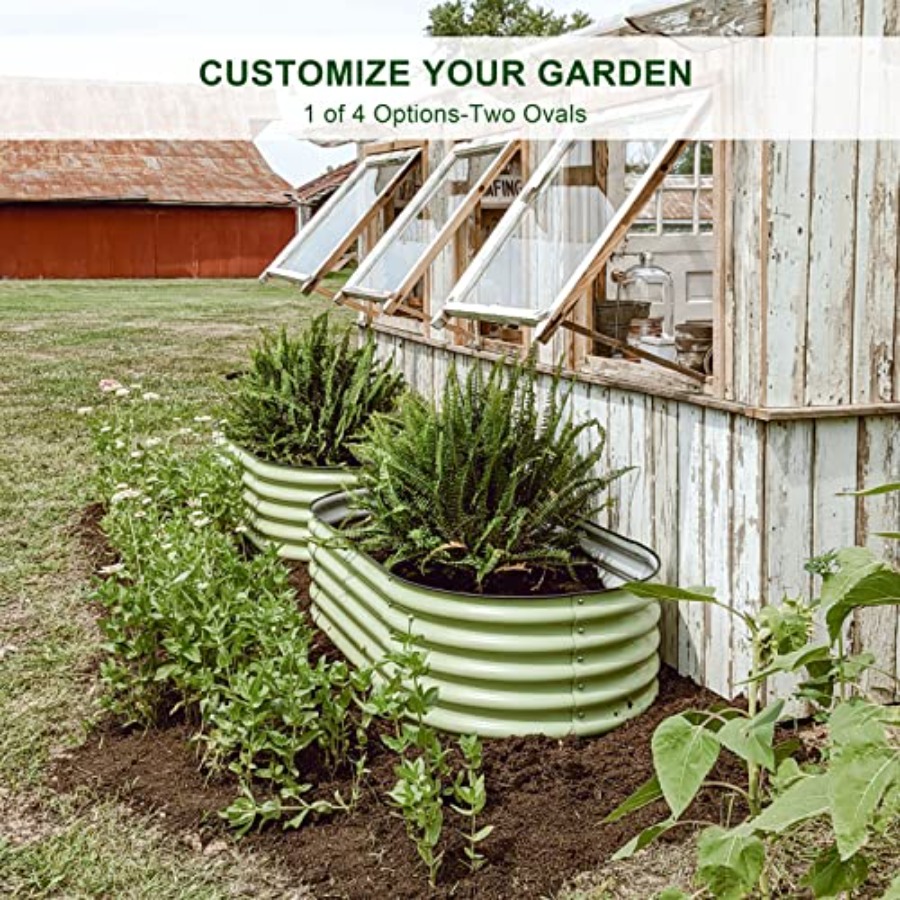 Outdoor modular galvanized ste - Raised Bed Planter Box ulasan dan harga