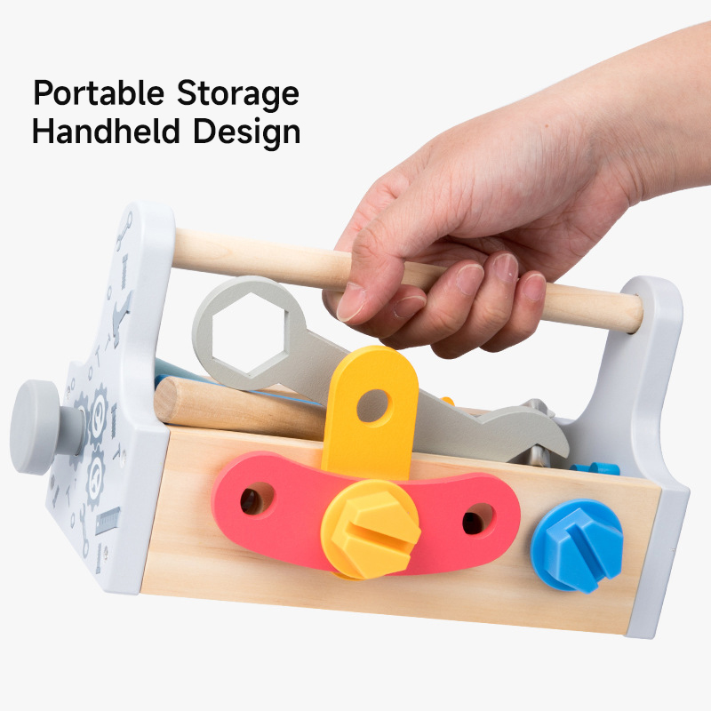 Children Toolbox Wooden Toys D - Gardening Tools Toddler ulasan dan harga
