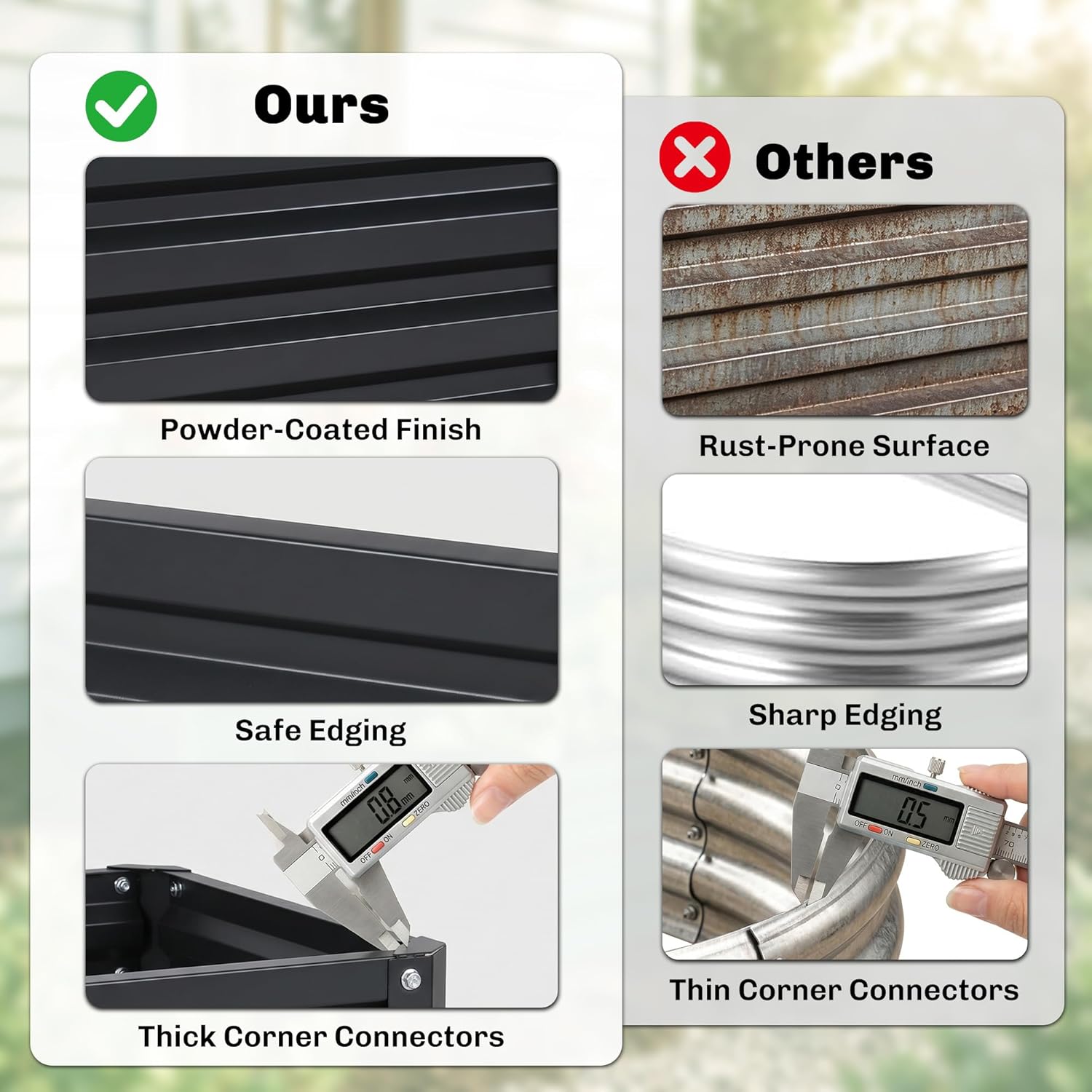 2 Piece Galvanized Raised Gard - Raised Bed Planter Box ulasan dan harga