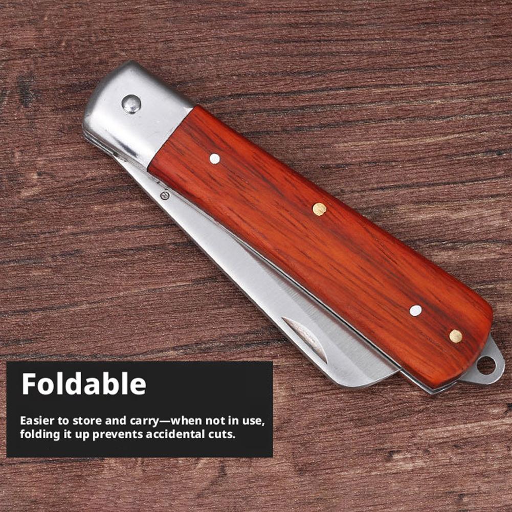 Folding Grafting Knife With Wo - Harvest Knife Garden ulasan dan harga