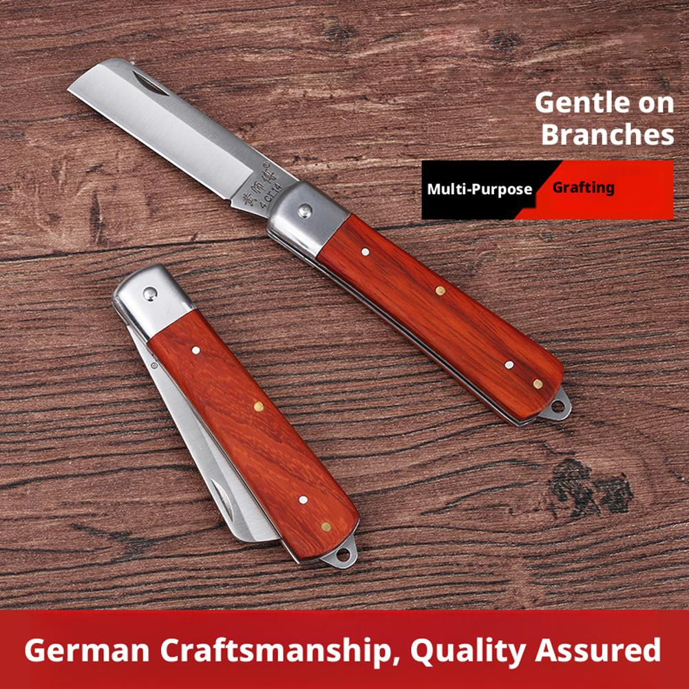 Folding Grafting Knife With Wo - Harvest Knife Garden ulasan dan harga
