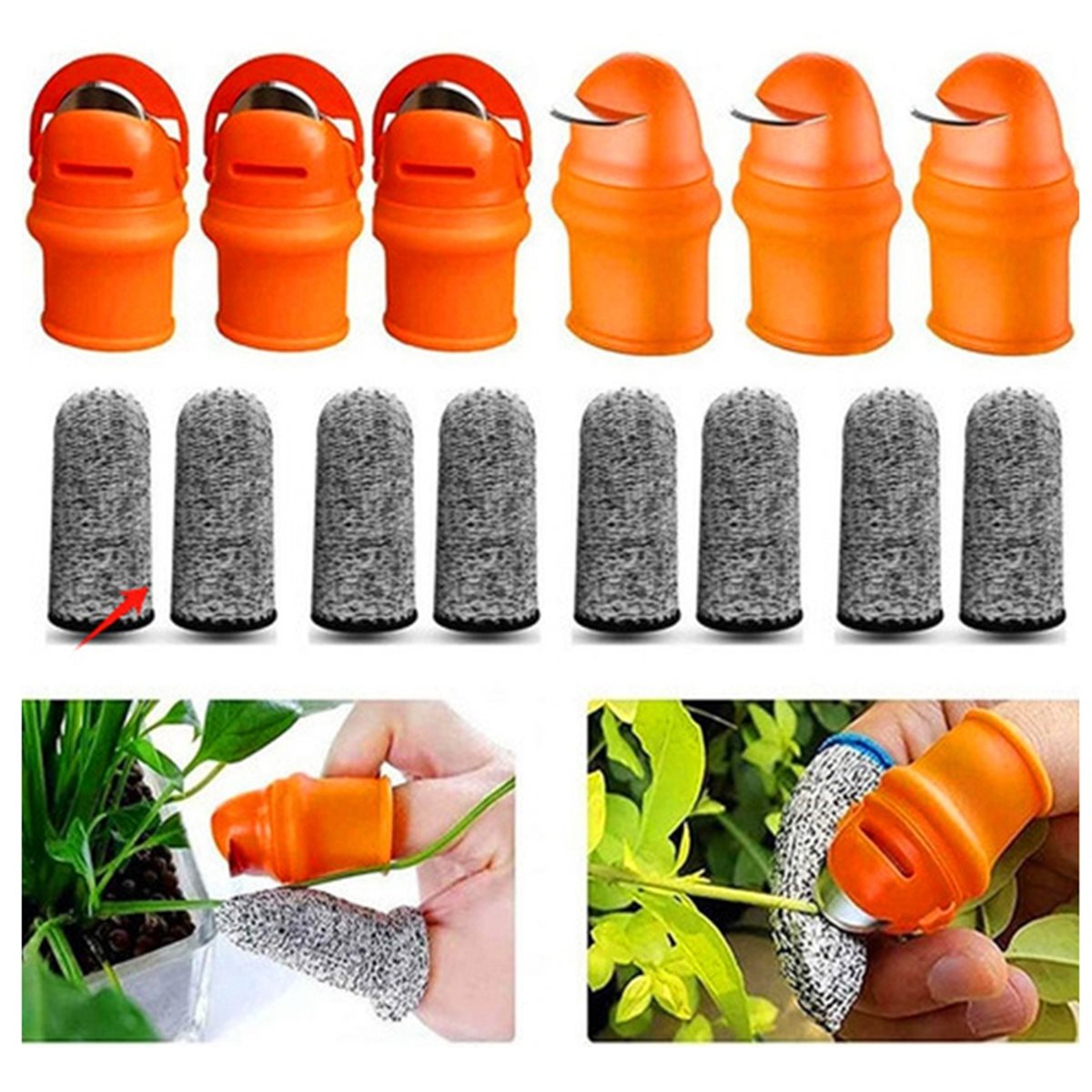 [HLES]Garden Silicone Thumb Kn - Harvest Knife Garden ulasan dan harga