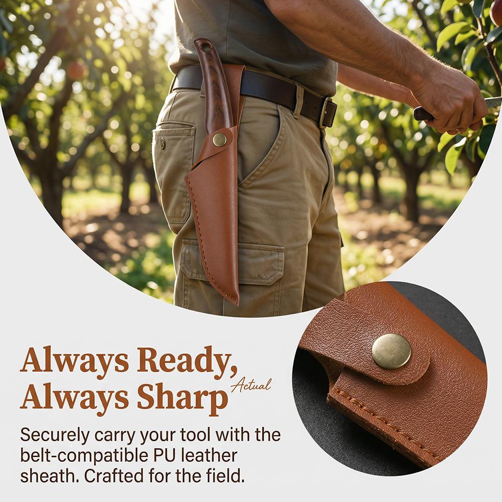 Wooden Handle Grafting Knife w - Harvest Knife Garden ulasan dan harga