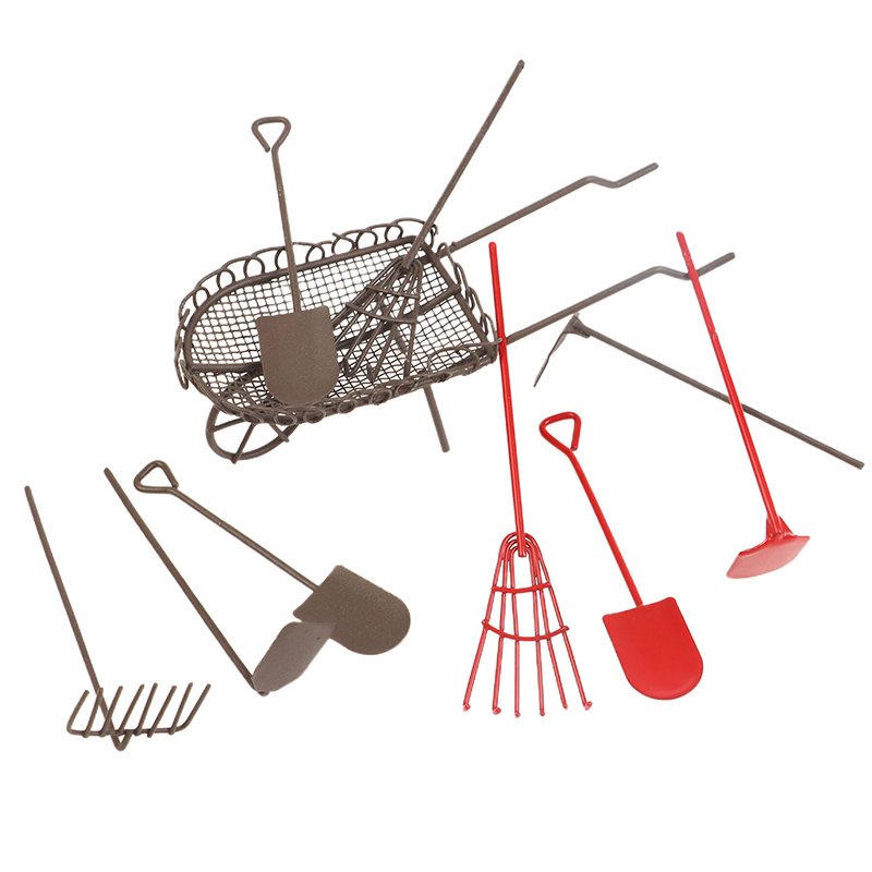 1/12 Dollhouse Simulation Gard - Gardening Tools Shop ulasan dan harga