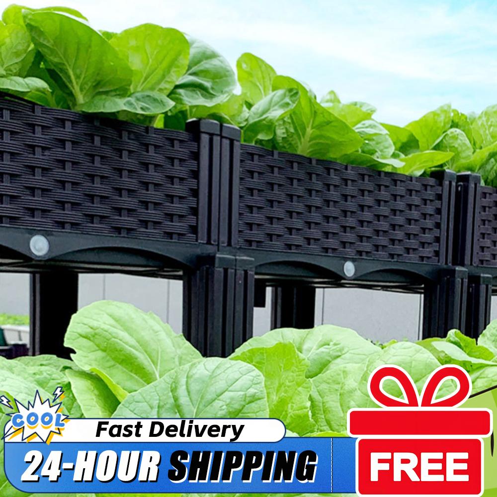 Plastic Raised Planter Box wit - Raised Bed Planter Box ulasan dan harga