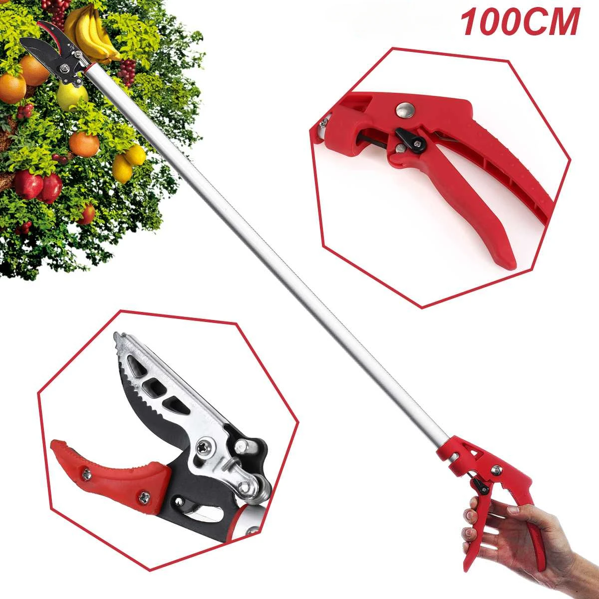 Long Grip Garden Tree Pruning  - Harvest Knife Garden ulasan dan harga
