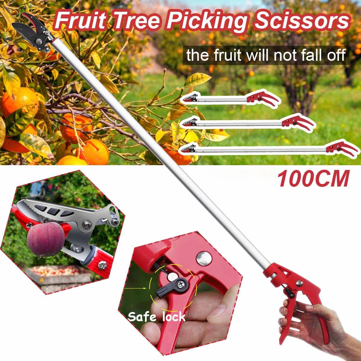 Long Grip Garden Tree Pruning  - Harvest Knife Garden ulasan dan harga