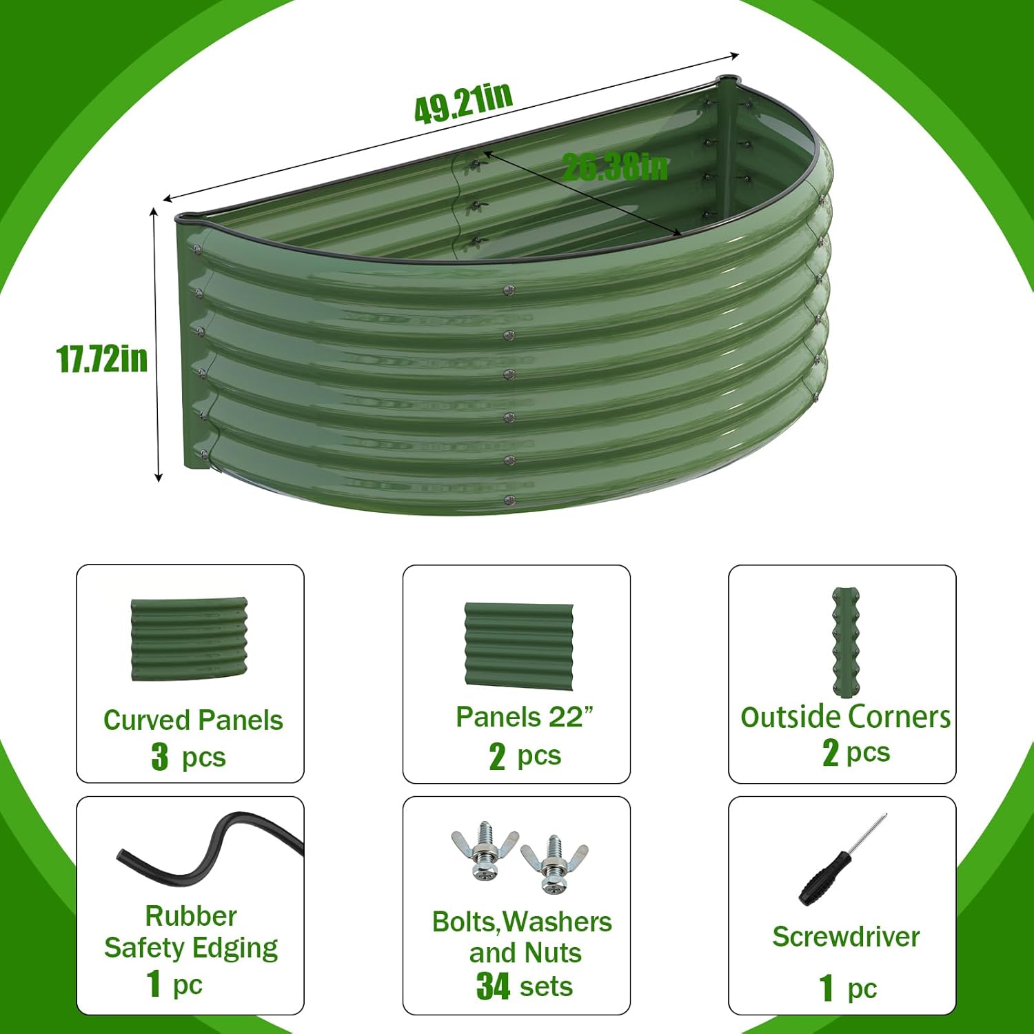 Galvanized Raised Garden Bed O - Raised Bed Planter Box ulasan dan harga