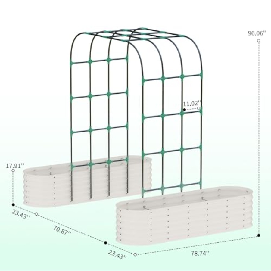 96 Tall Galvanized Raised Gard - Raised Bed Planter Box ulasan dan harga