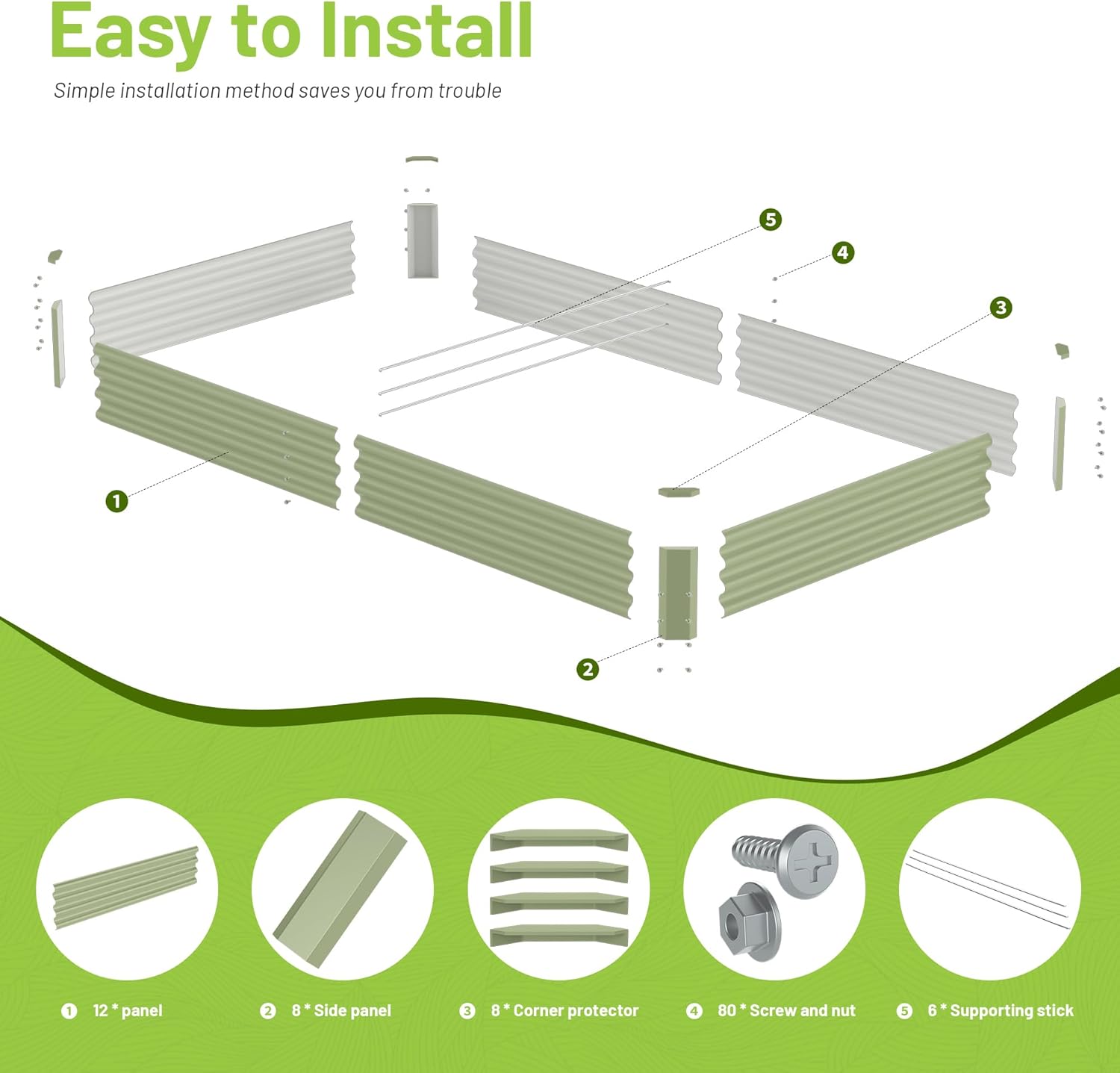 Outdoor Vegetable Gardening Me - Raised Bed Planter Box ulasan dan harga