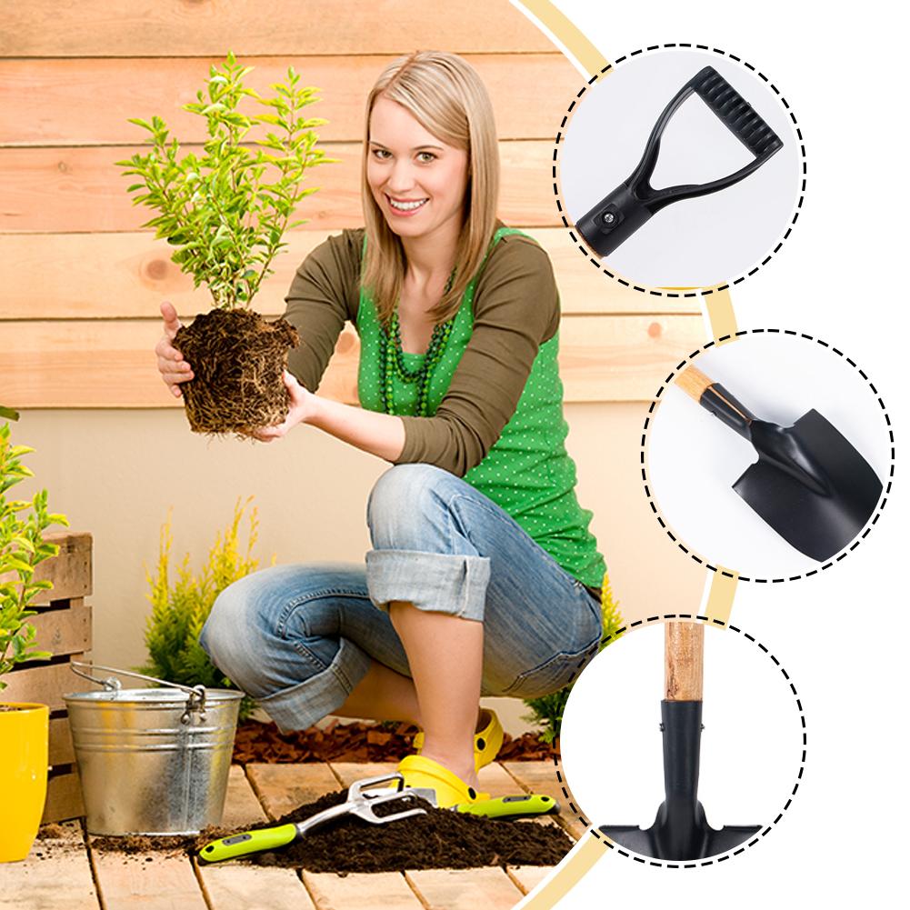 36cm Garden Shovel WIth Wooden - Gardening Tools Toddler ulasan dan harga