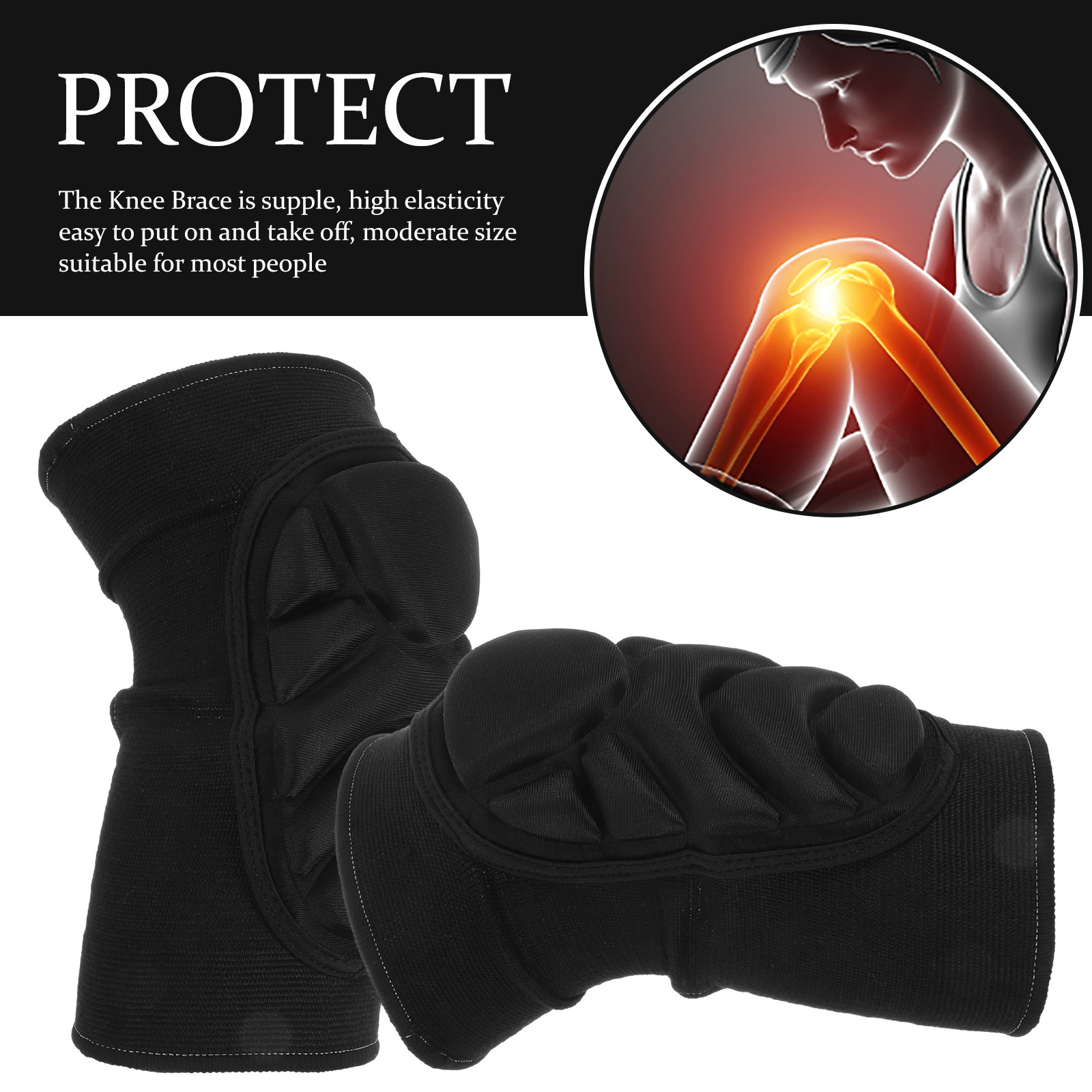1Pair Shockproof Knee Pads Wea - Garden Kneeling Pad ulasan dan harga
