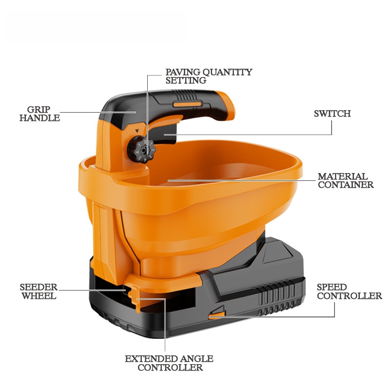 Fully automatic lithium batter - Grass Seed Spreader ulasan dan harga