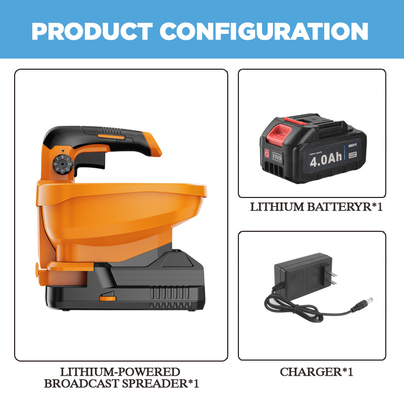 Fully automatic lithium batter - Grass Seed Spreader ulasan dan harga