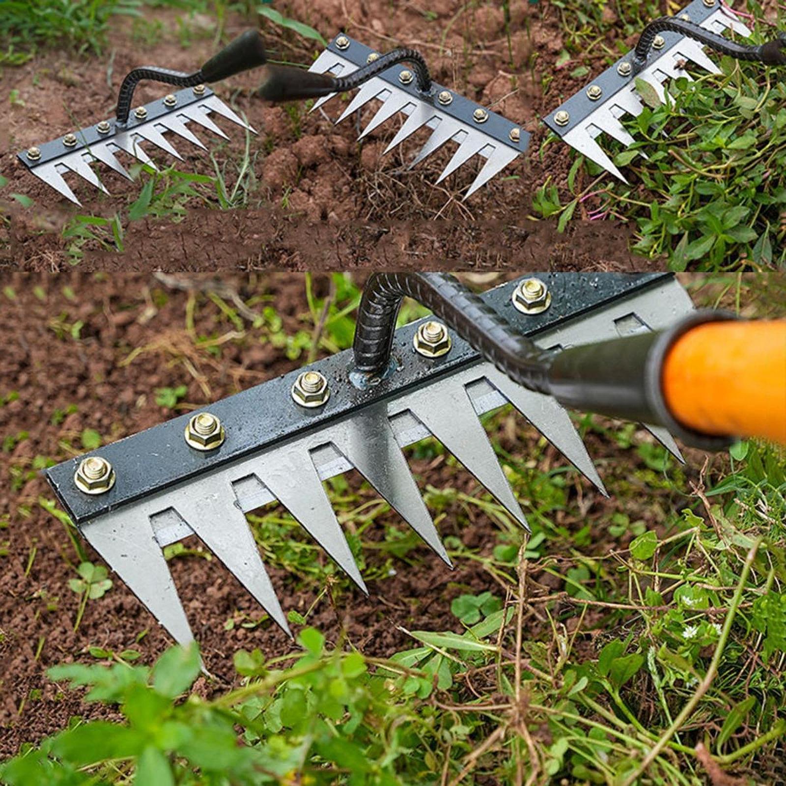 5/6/7/8 Tines Garden Weeder To - Grass Seed Spreader ulasan dan harga