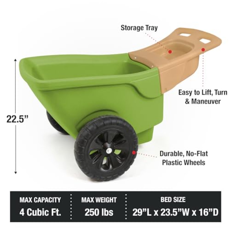 Easy Haul Durable Wheelbarrow  - Gardening Tools Made In Usa ulasan dan harga